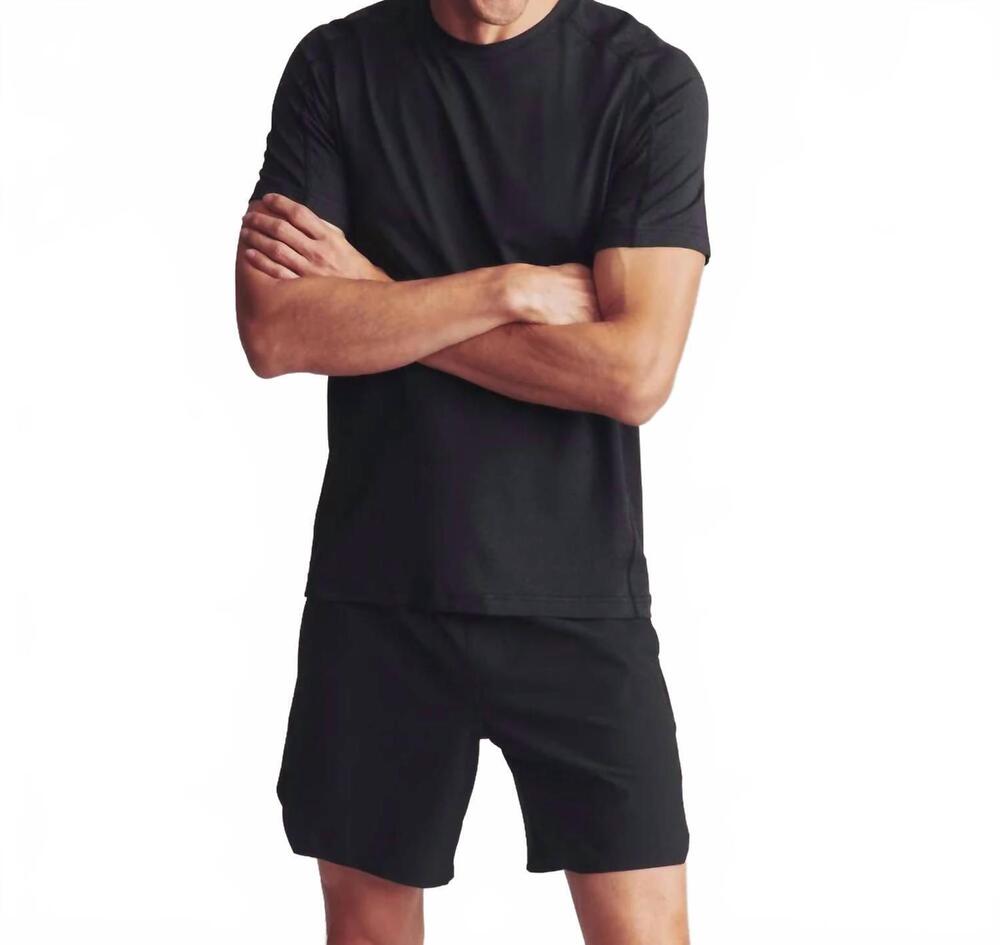 NEW RHONE invictus training tee top in black